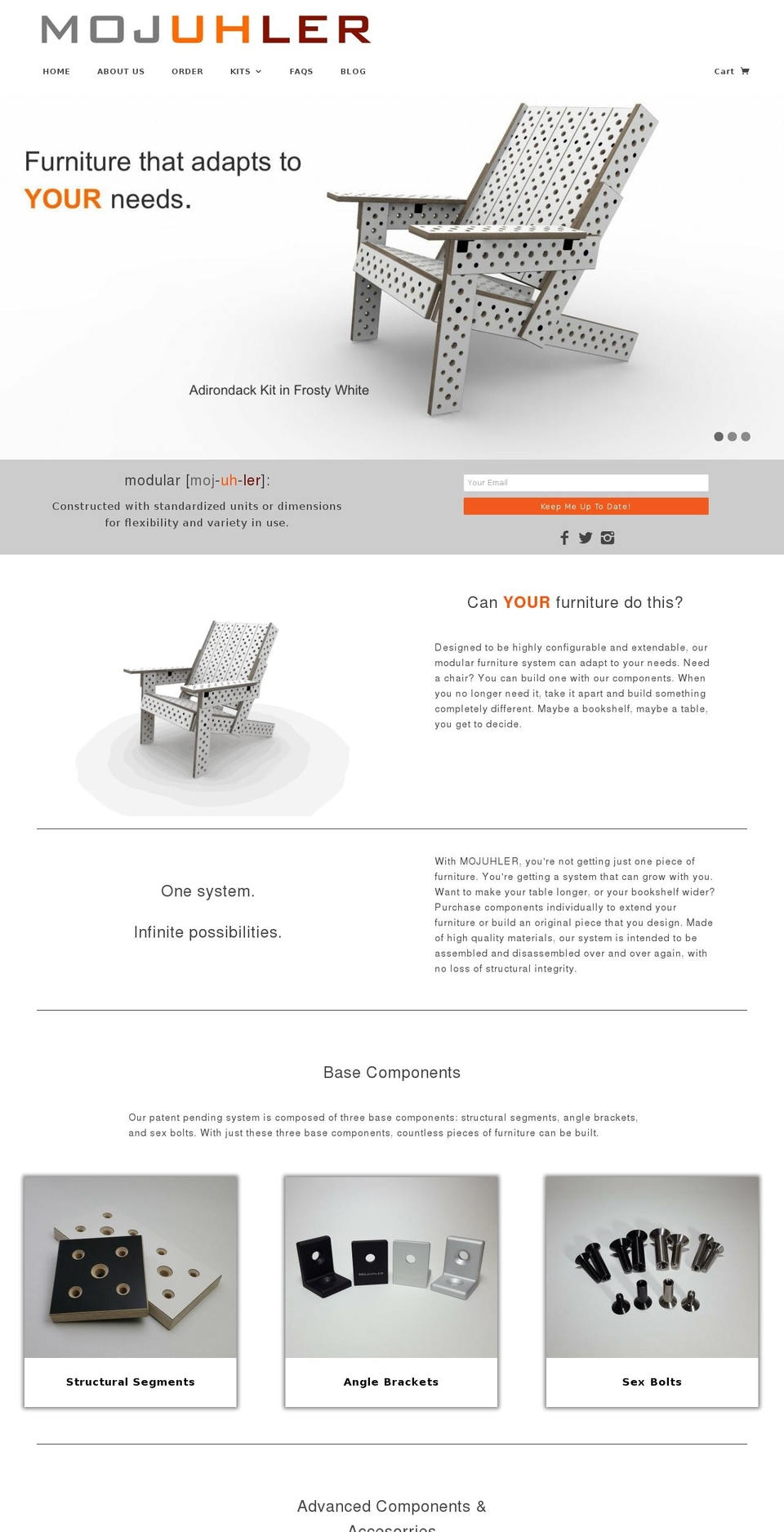 mojuhler.net shopify website screenshot