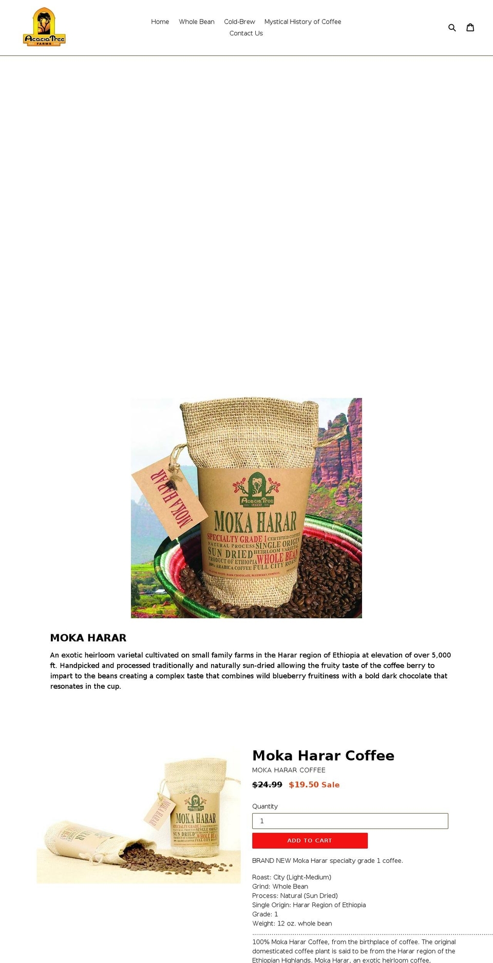 mokaharar.com — Shopify storefront screenshot