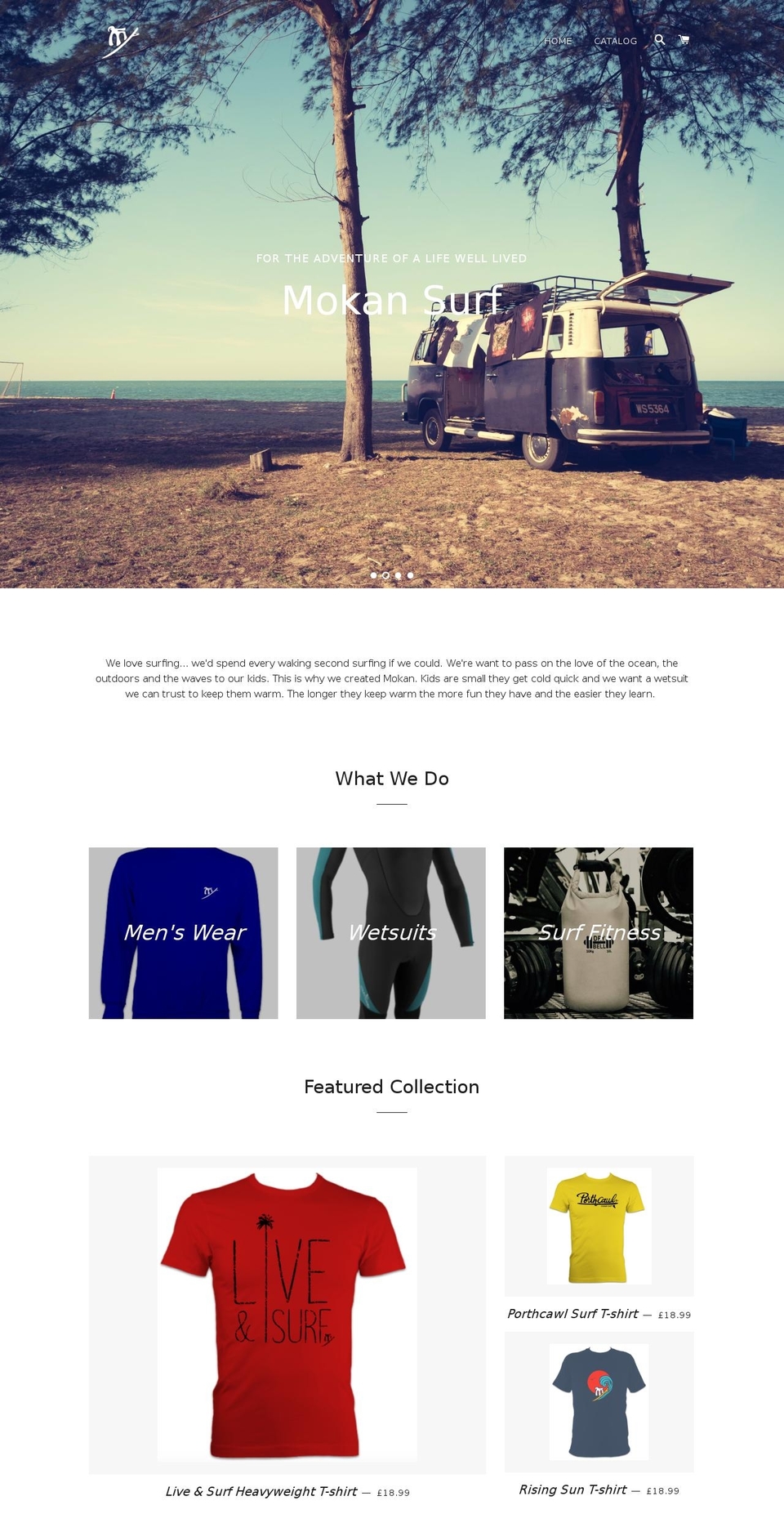 mokansurf.com shopify website screenshot