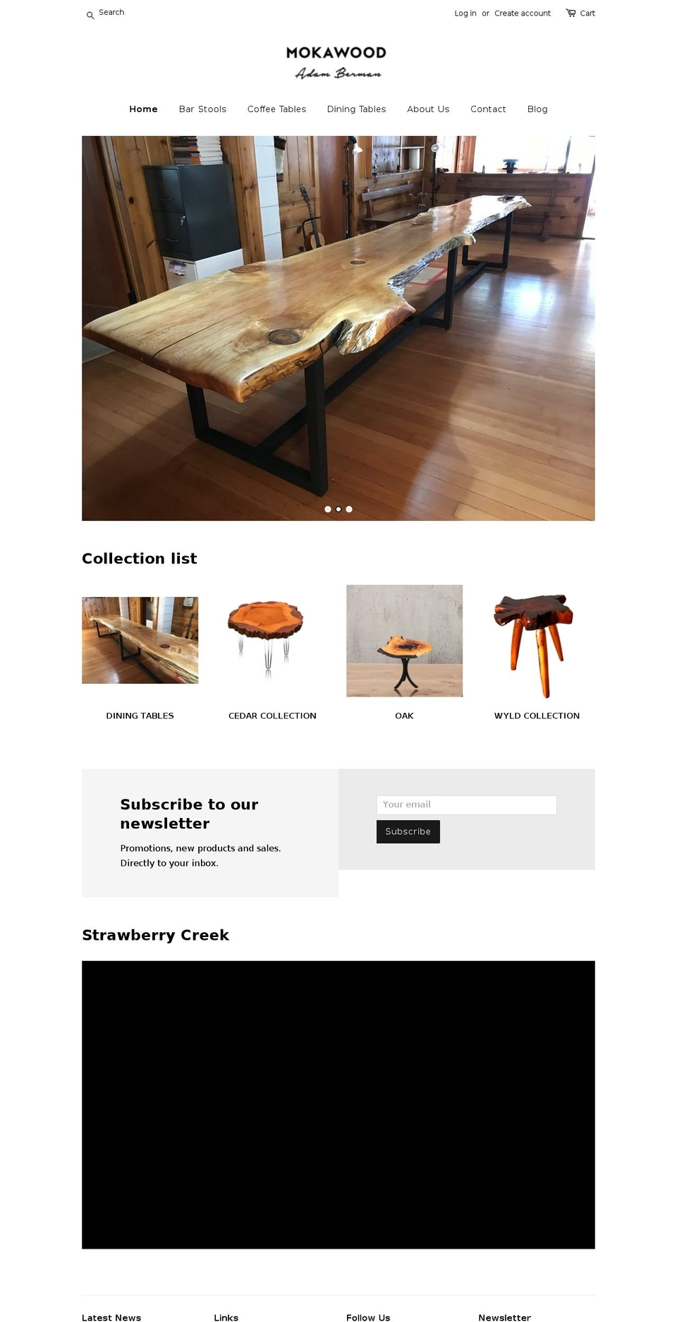 mokawood.com — Shopify storefront screenshot
