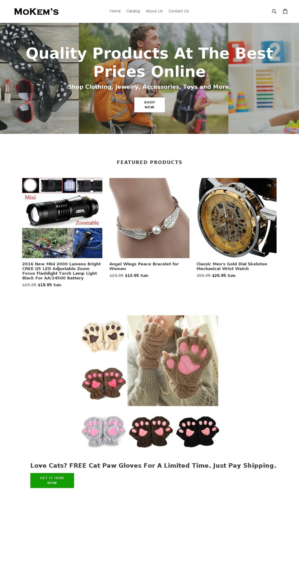 mokems.com — Shopify storefront screenshot