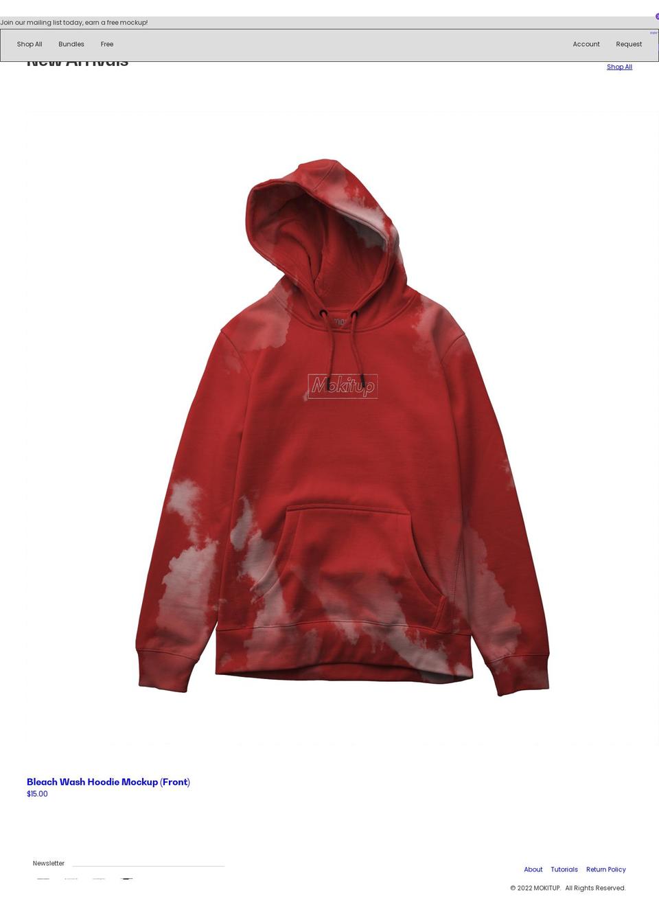 mokitup.com shopify website screenshot