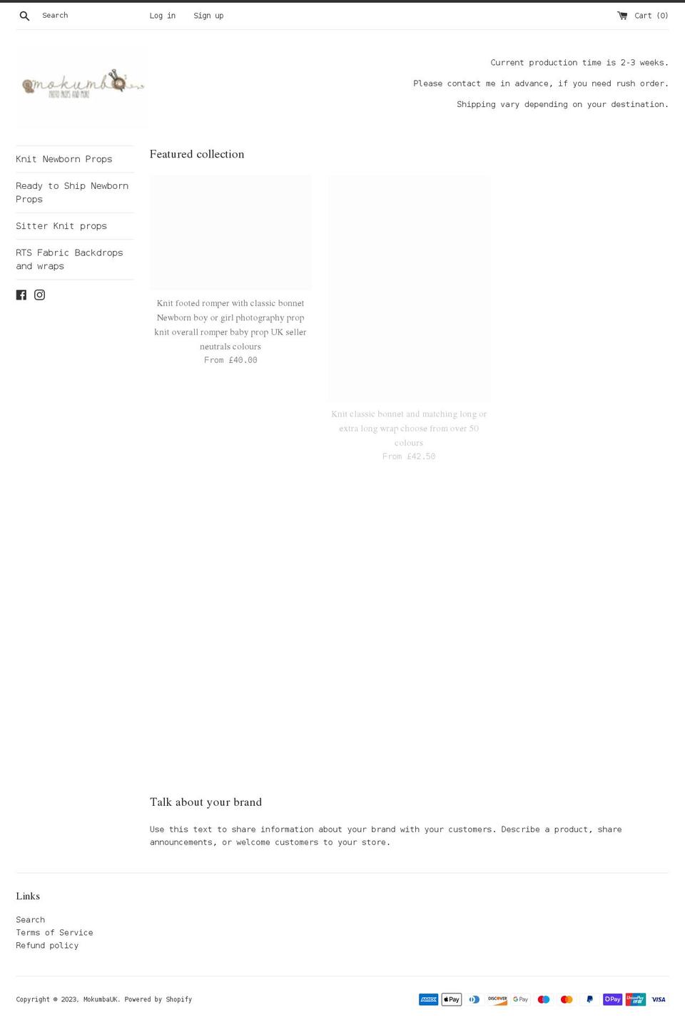 mokumba.com shopify website screenshot