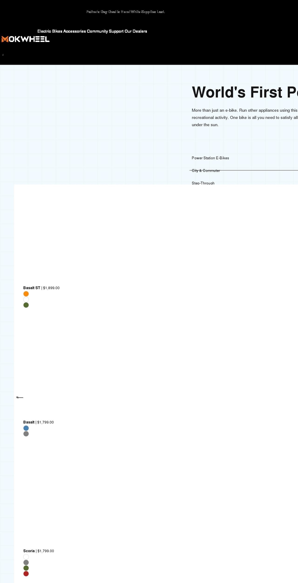 mokwheel.com shopify website screenshot