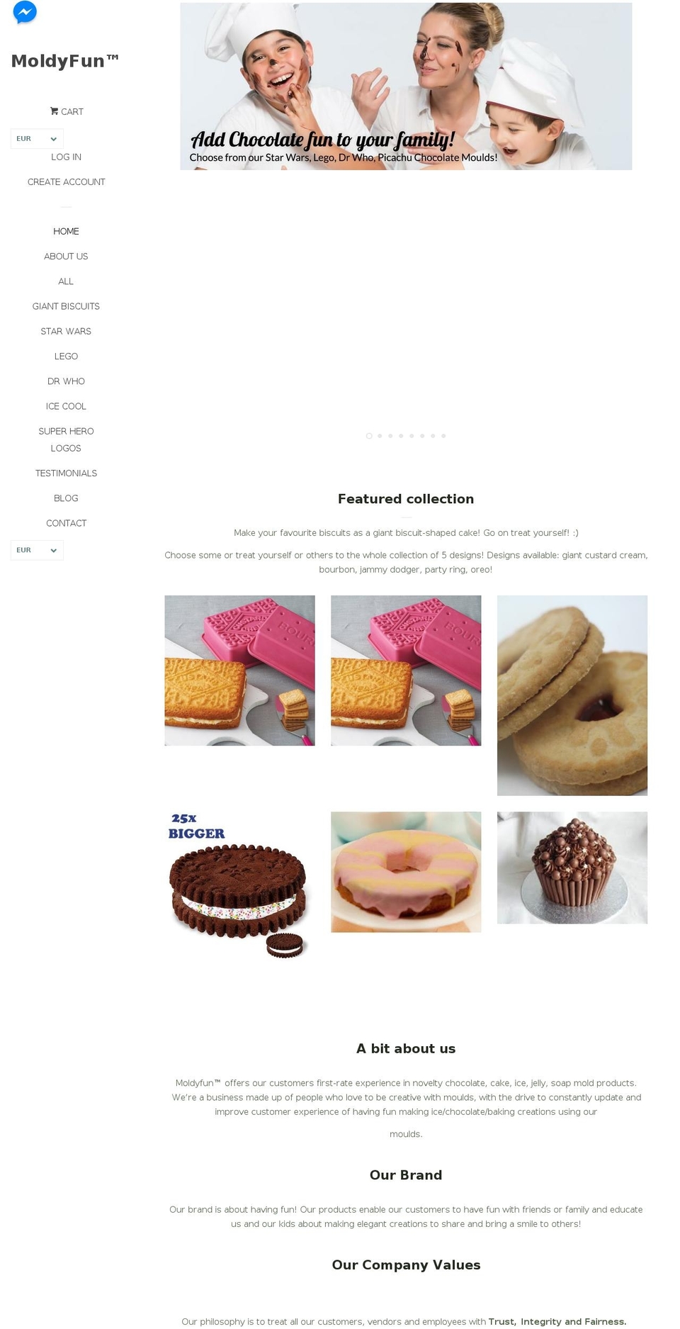 moldyfun.com shopify website screenshot