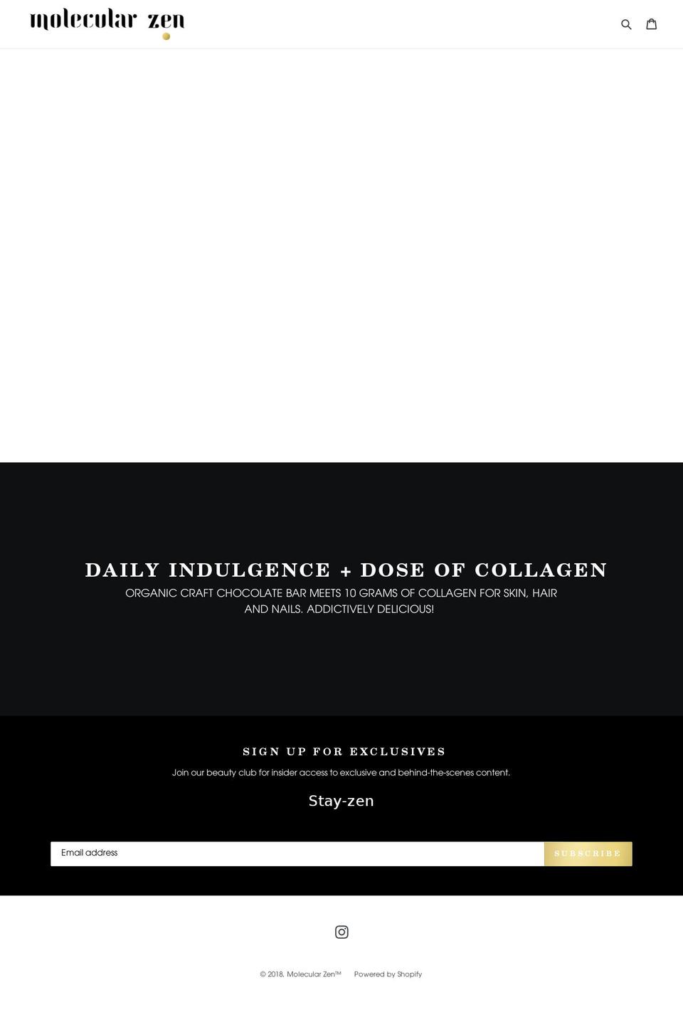 molecularzen.com — Shopify storefront screenshot