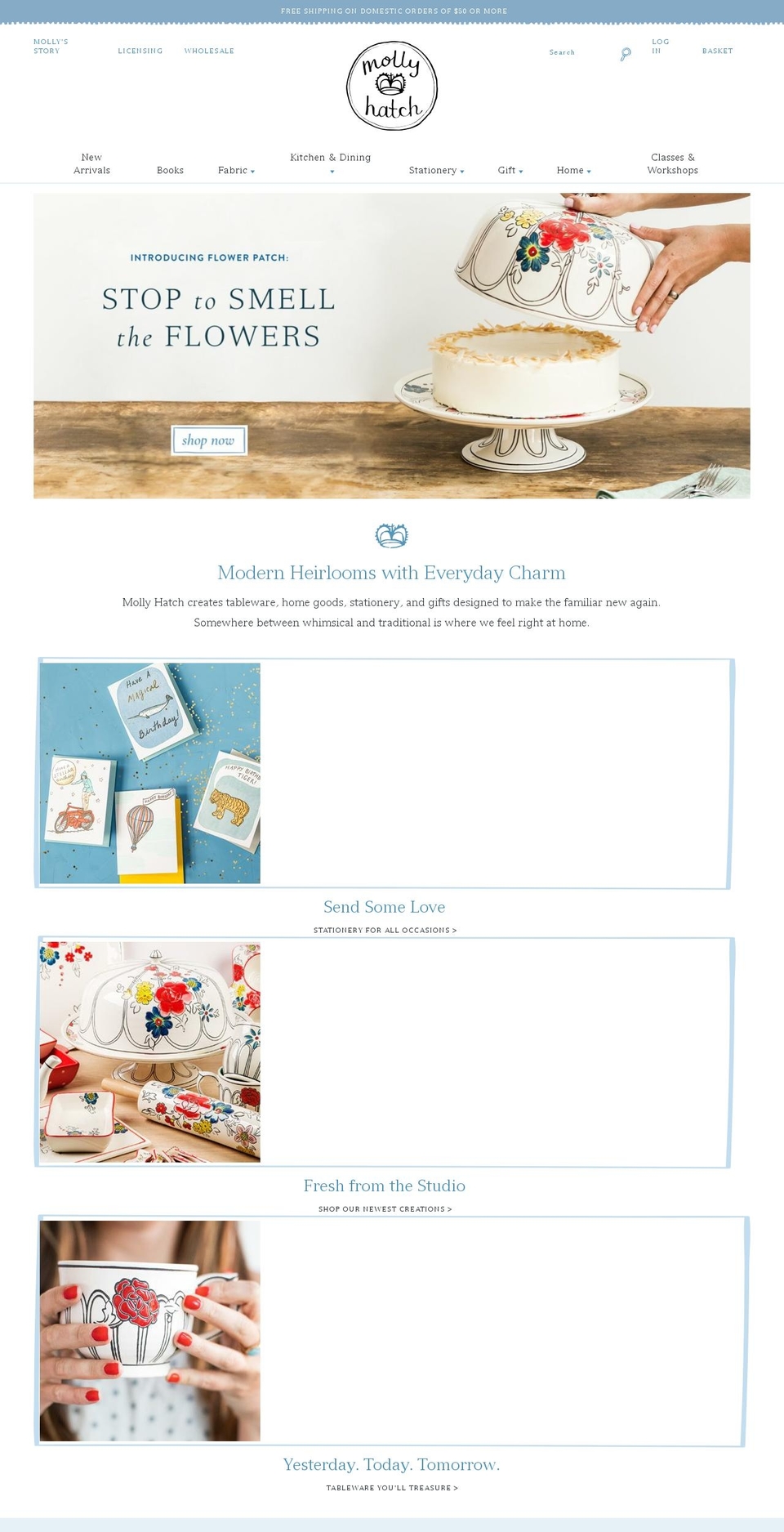 Aeolidia Shopify theme site example mollyhatch.com