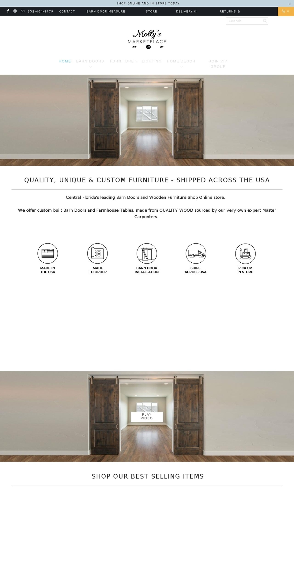 mollysmp.com — Shopify storefront screenshot