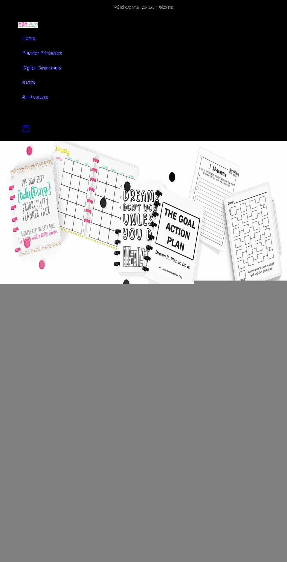 mom-envy-printables-more.myshopify.com shopify website screenshot
