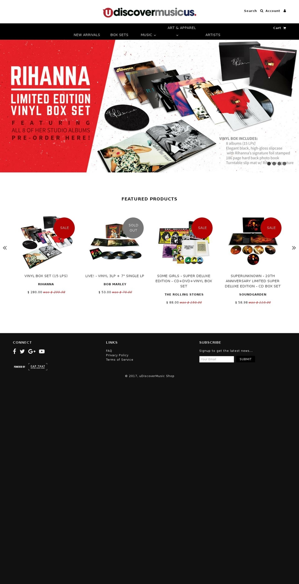 momandpopuprecords.com shopify website screenshot