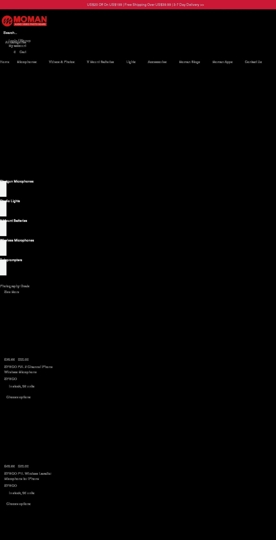 momanx.com shopify website screenshot