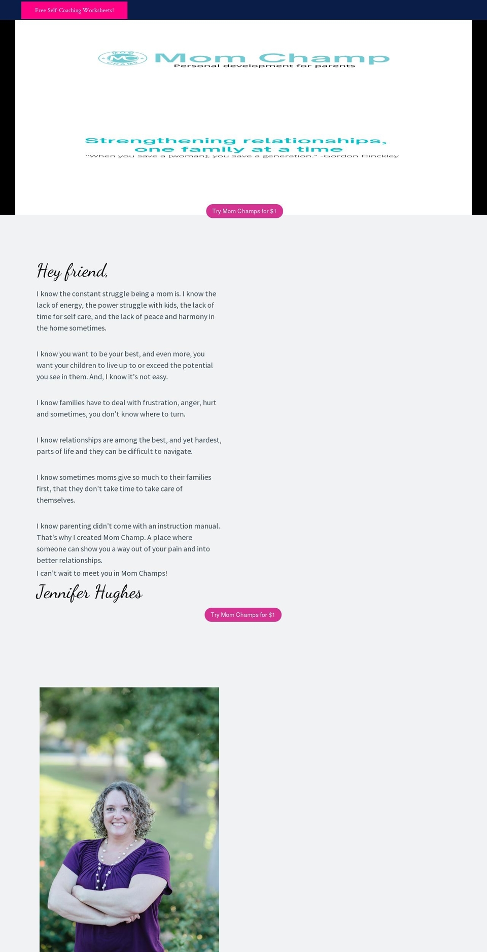 momchamp.com — Shopify storefront screenshot
