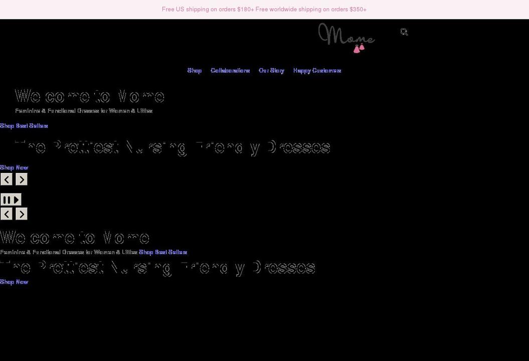 NEW DESIGN - Shopify theme site example momebrand.com