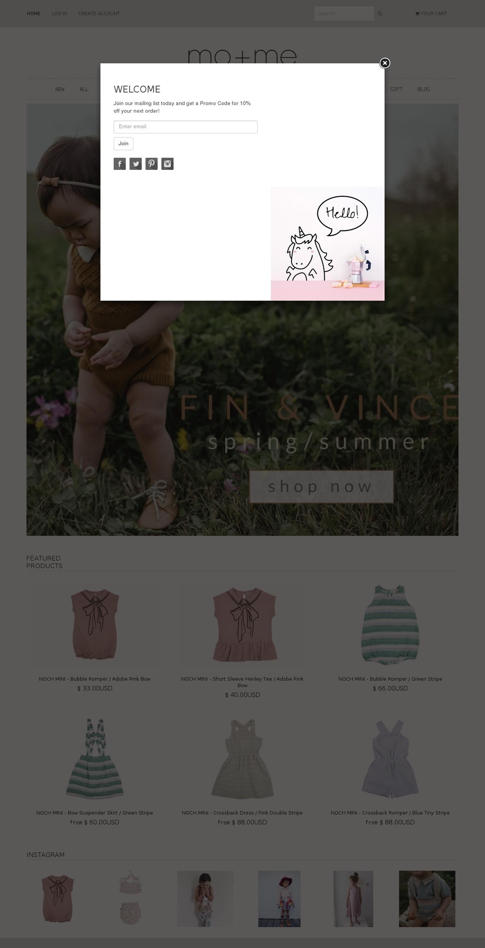 momekids.com shopify website screenshot