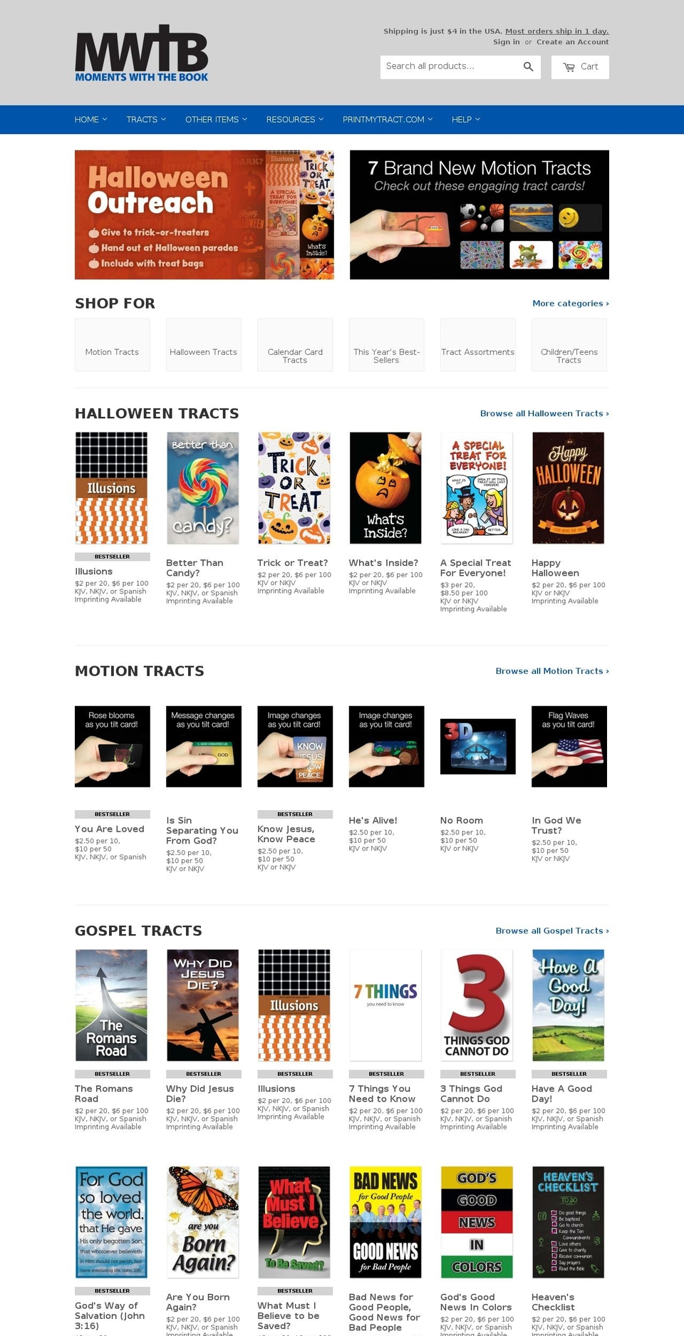 momentswiththebook.com — Shopify storefront screenshot