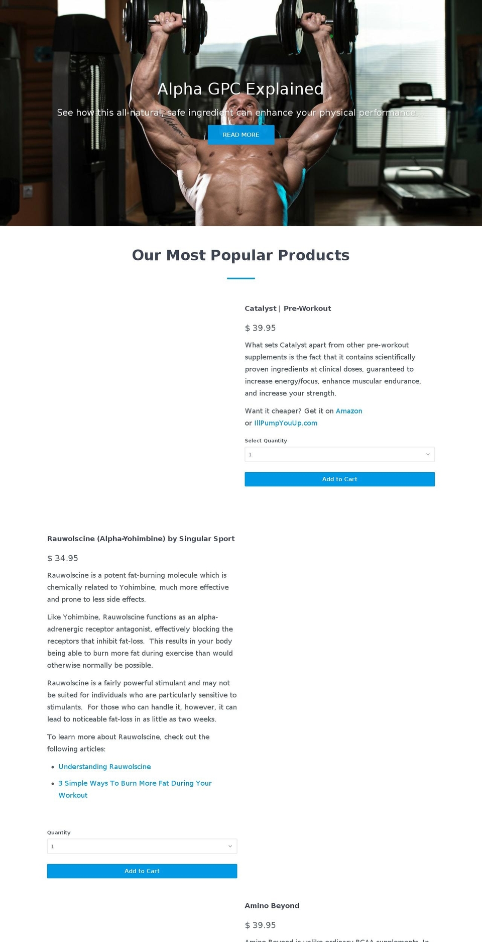 momentum-nutrition.com shopify website screenshot