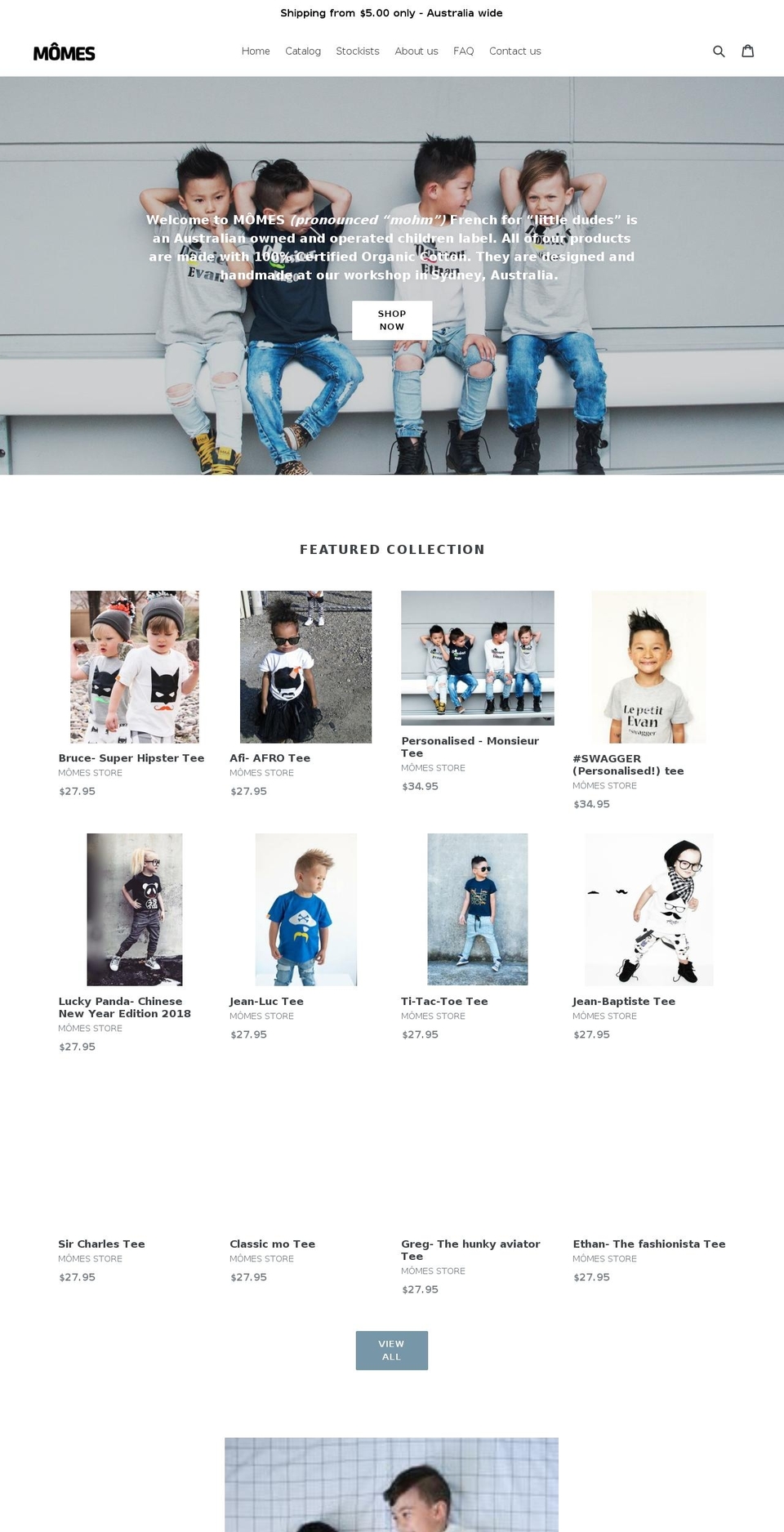 momes-store.com shopify website screenshot
