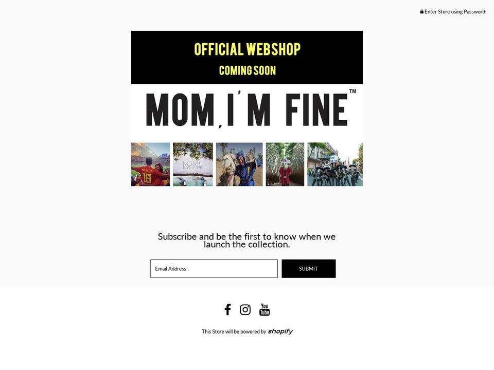 momimfine.com shopify website screenshot