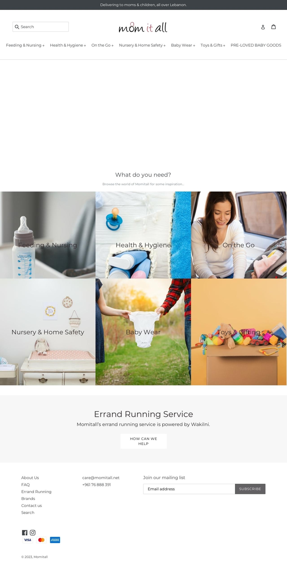 momitall.net shopify website screenshot