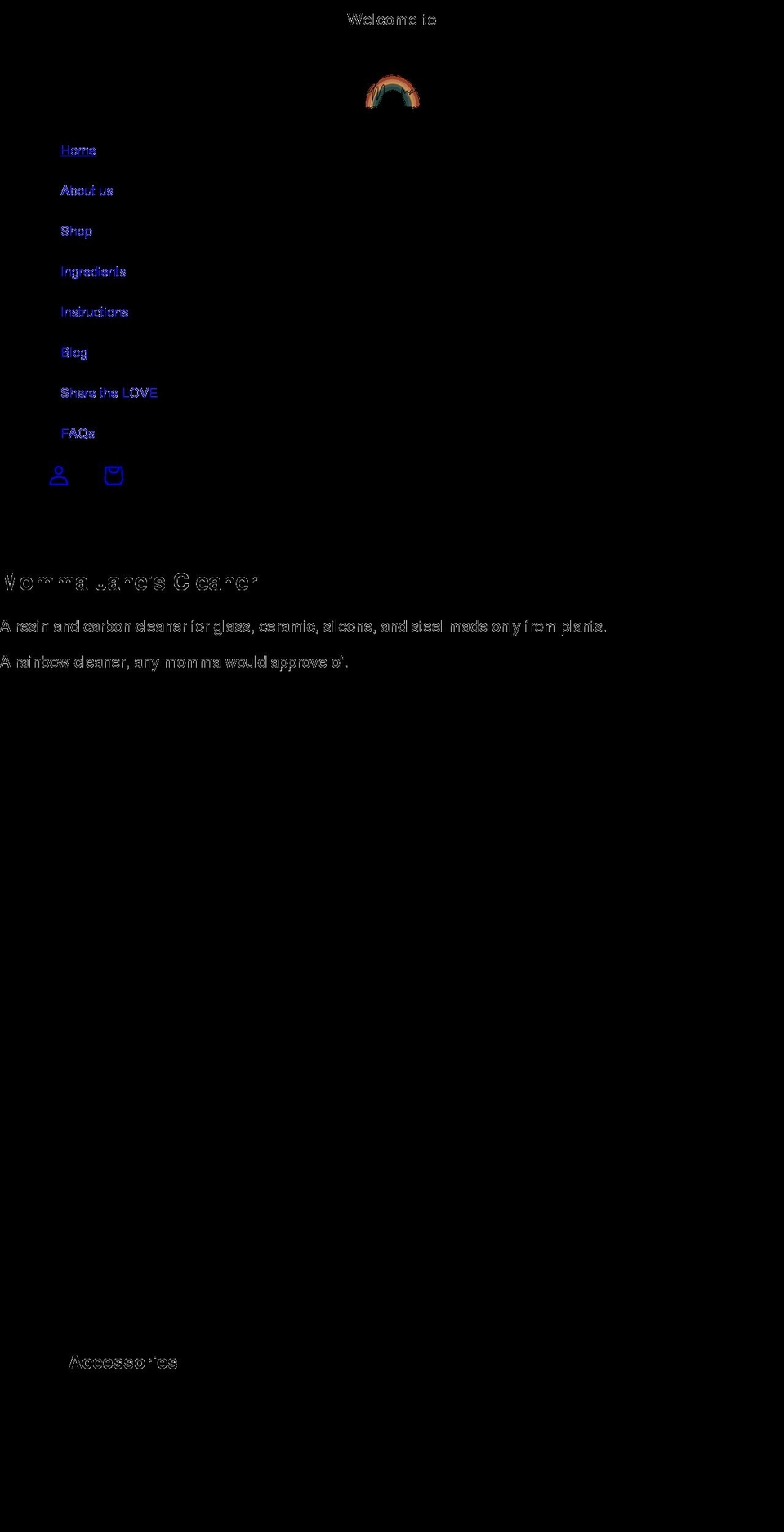 mommajanescleaner.com shopify website screenshot