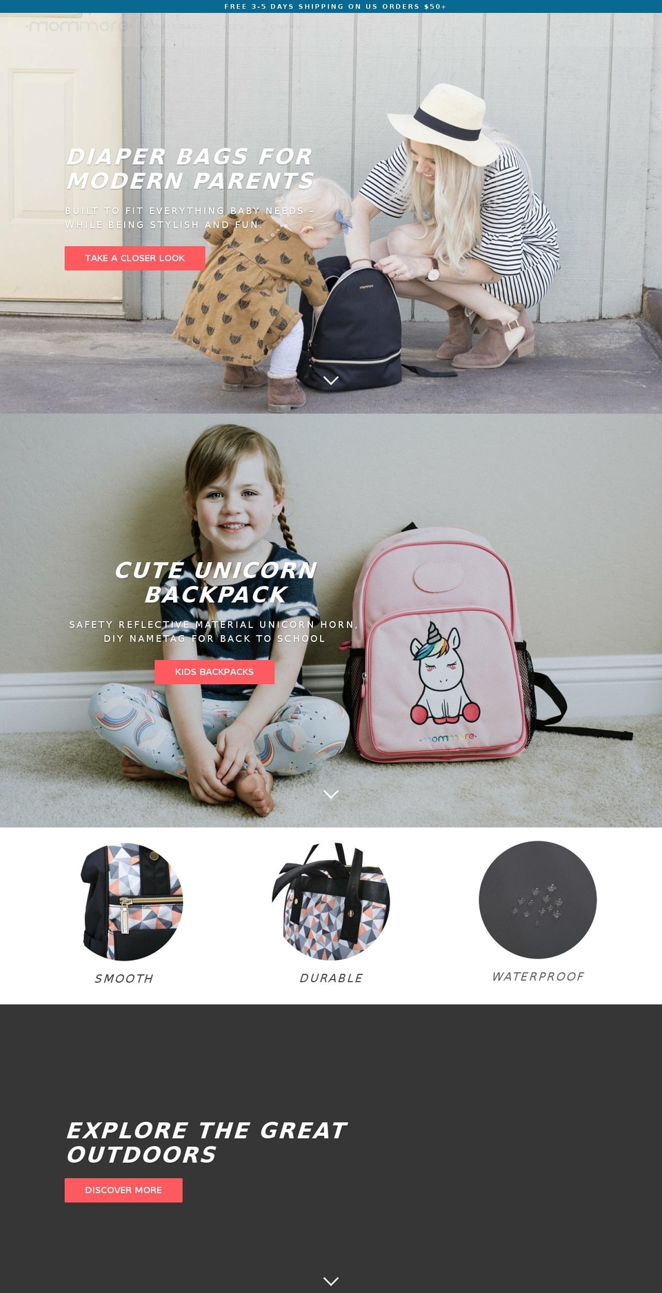 mommoreshop.com — Shopify storefront screenshot
