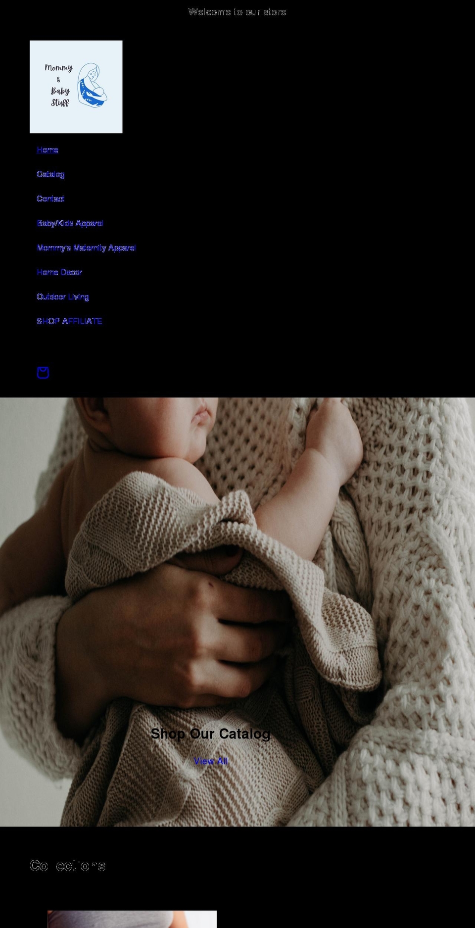 mommyandbabystuff.com — Shopify storefront screenshot