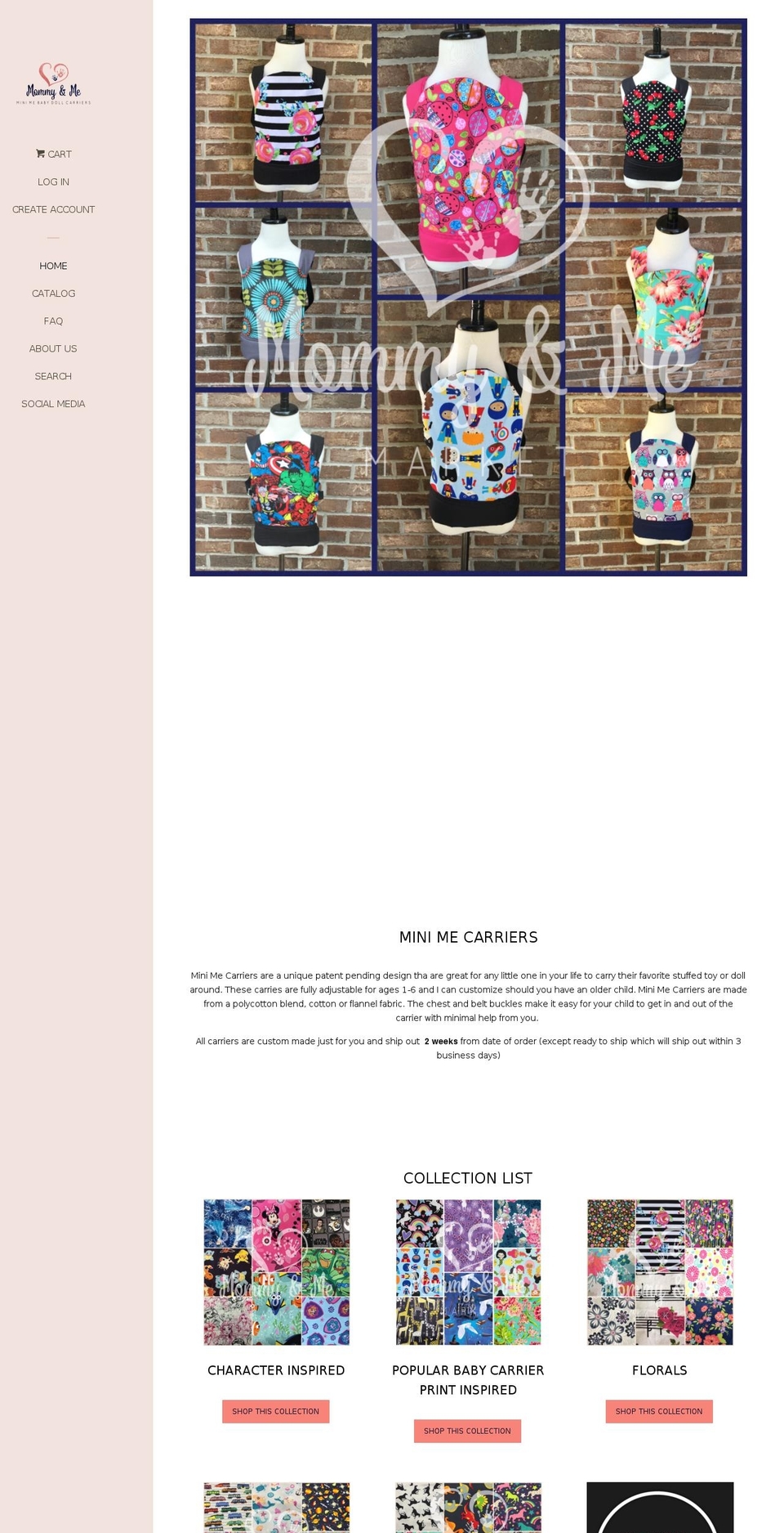mommyandmemarket.com — Shopify storefront screenshot
