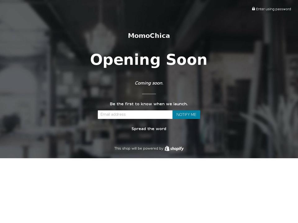 momochica.com — Shopify storefront screenshot