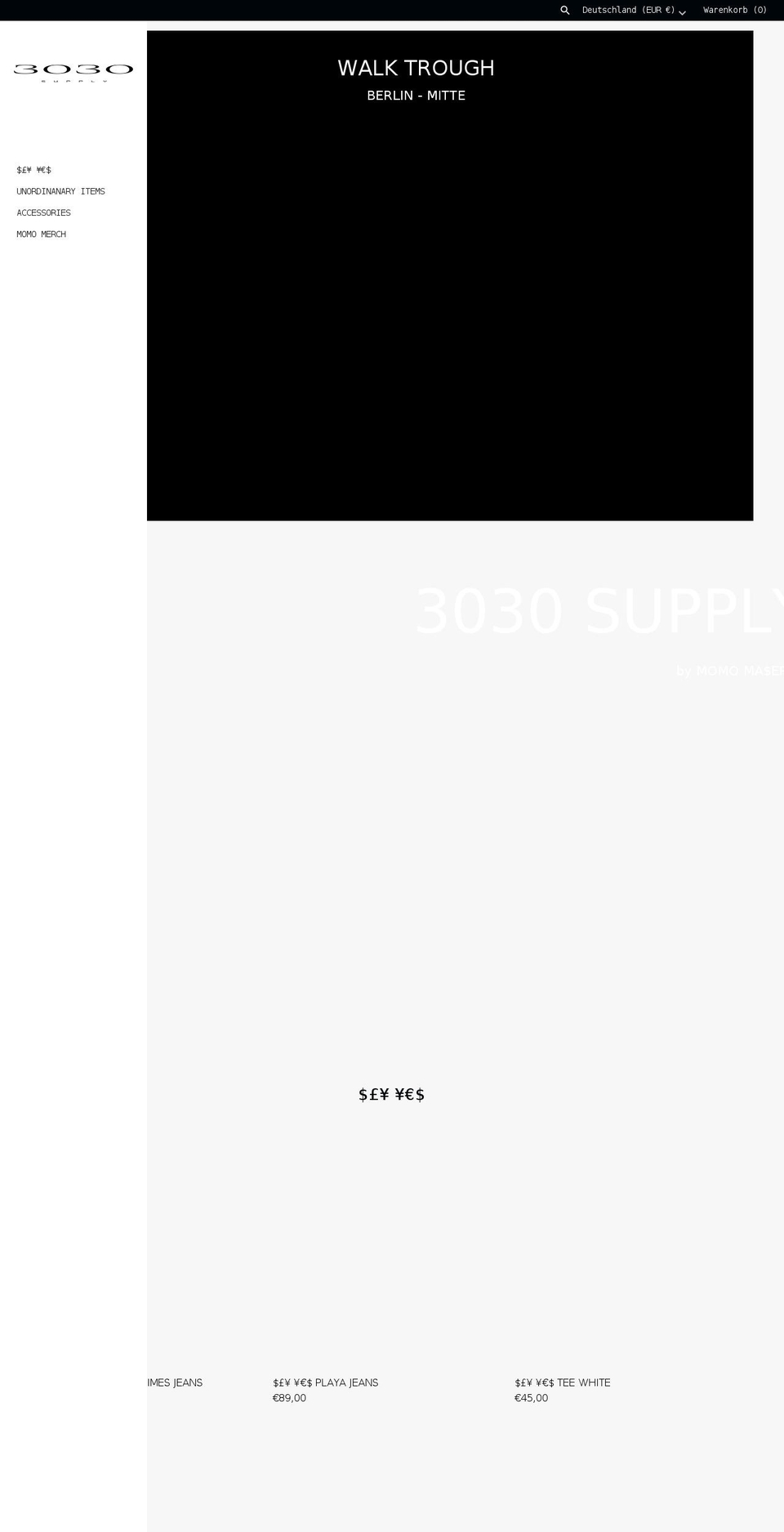 momomaserati.com shopify website screenshot