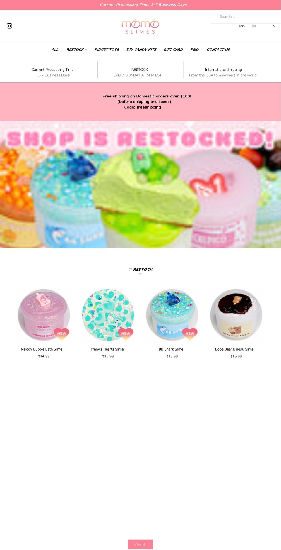 momoslimes.com shopify website screenshot