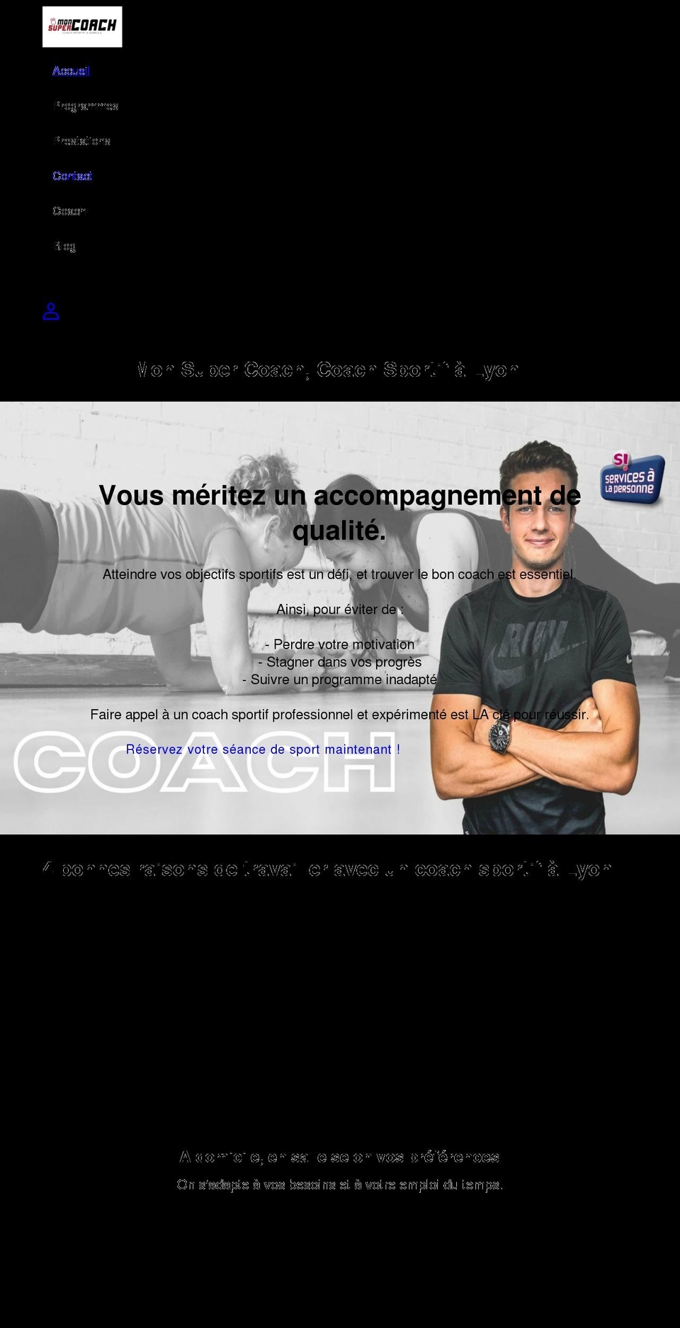 mon-super-coach.com shopify website screenshot