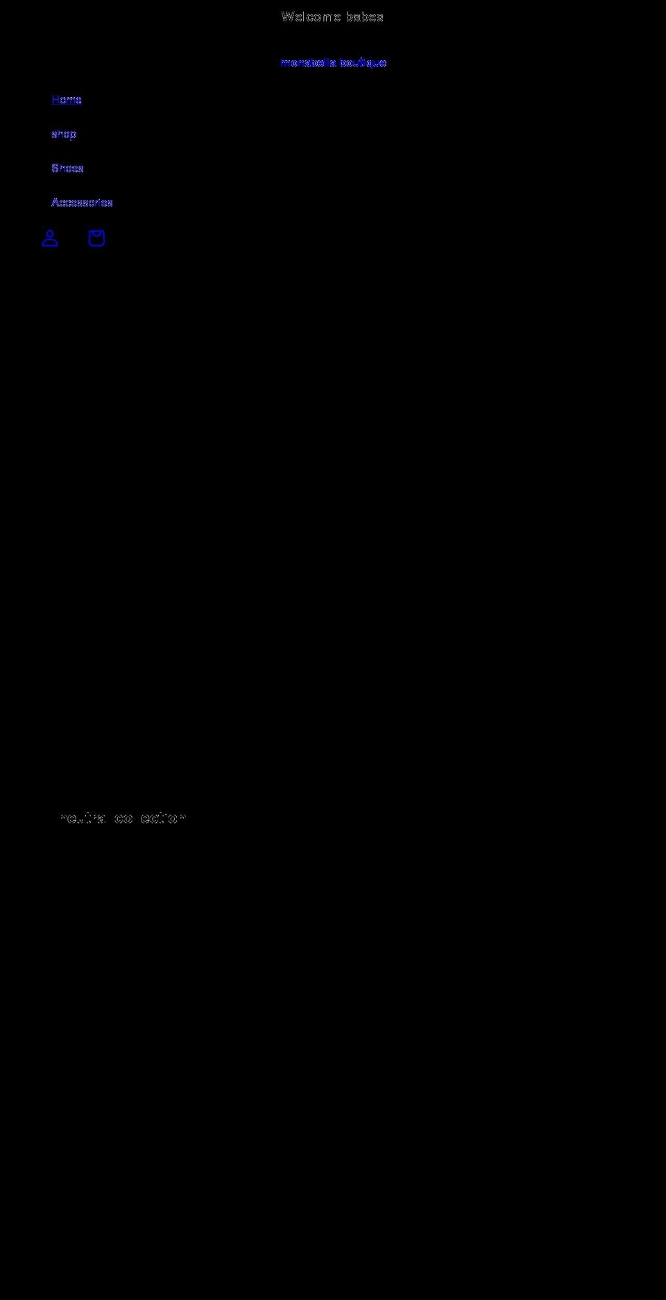 monabellaboutique.com shopify website screenshot