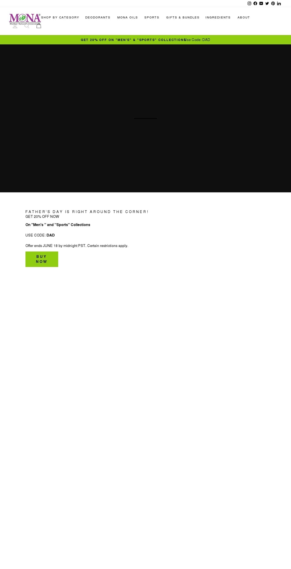 monabrands.com shopify website screenshot