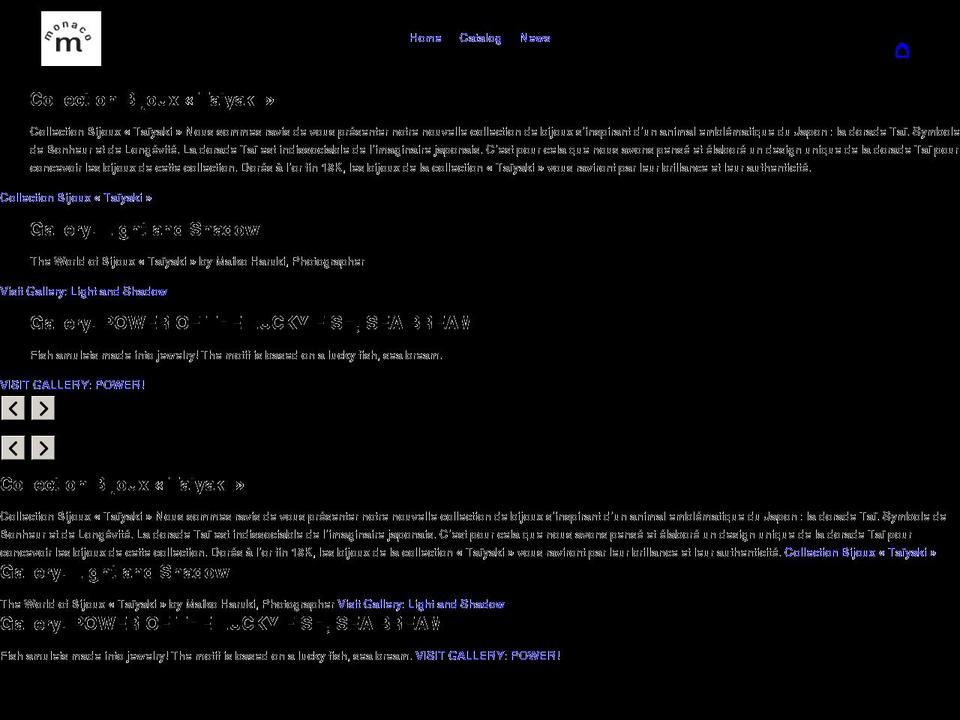 monaco-m.com shopify website screenshot