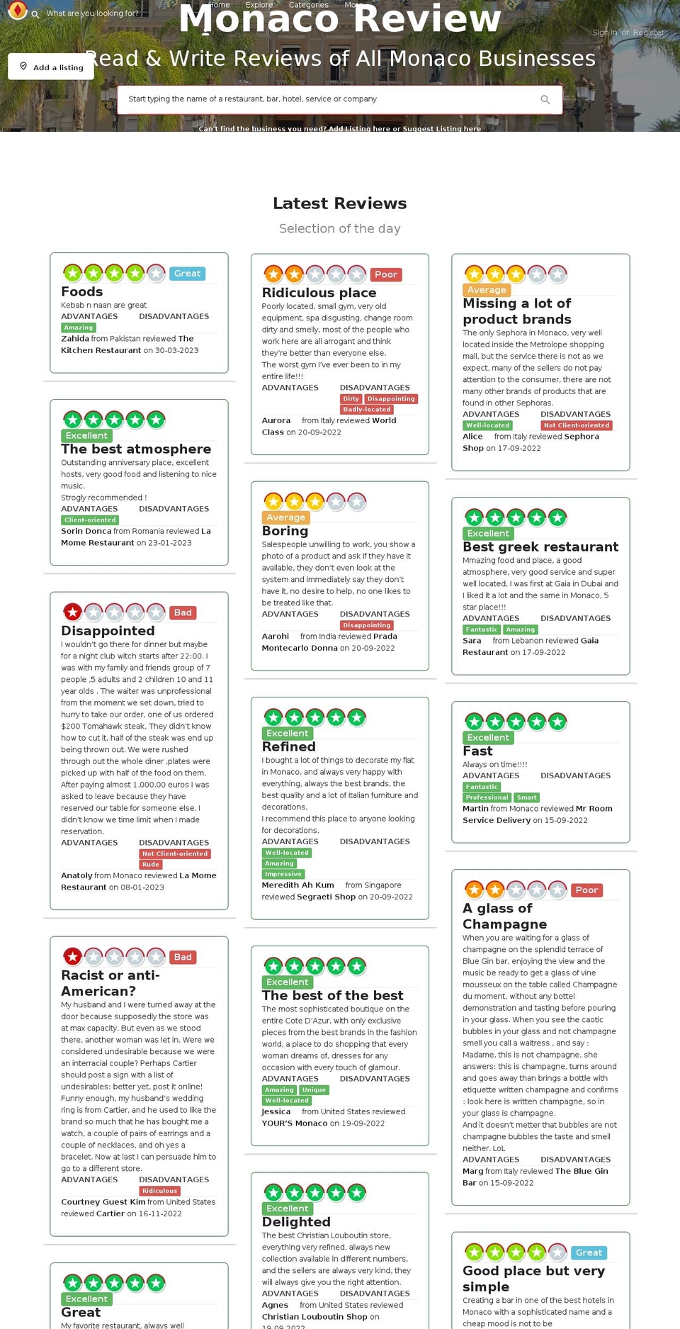 monacotimeout.com — Shopify storefront screenshot