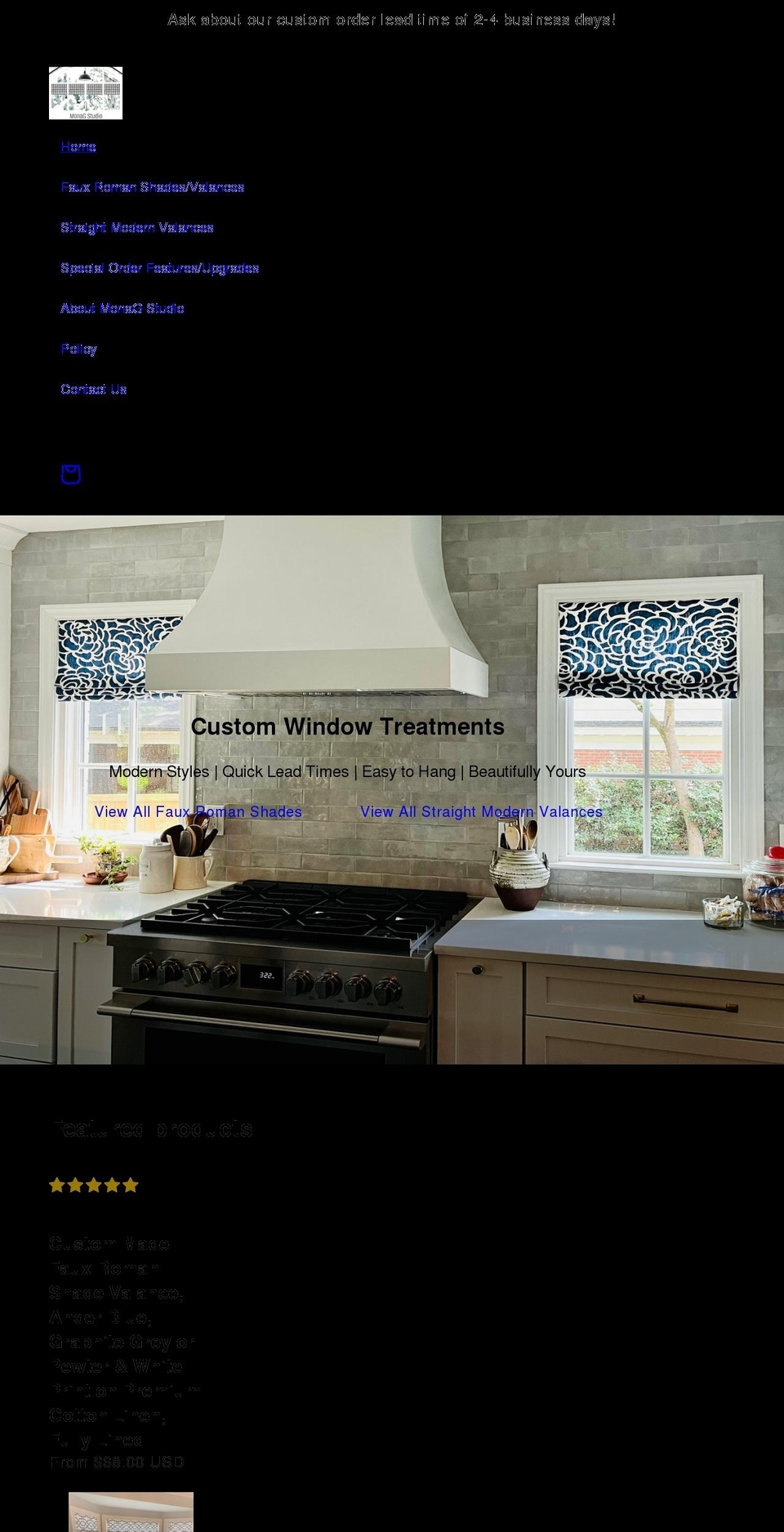 monagstudio.com shopify website screenshot