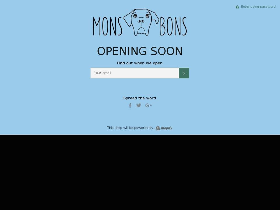 monamu.dog shopify website screenshot