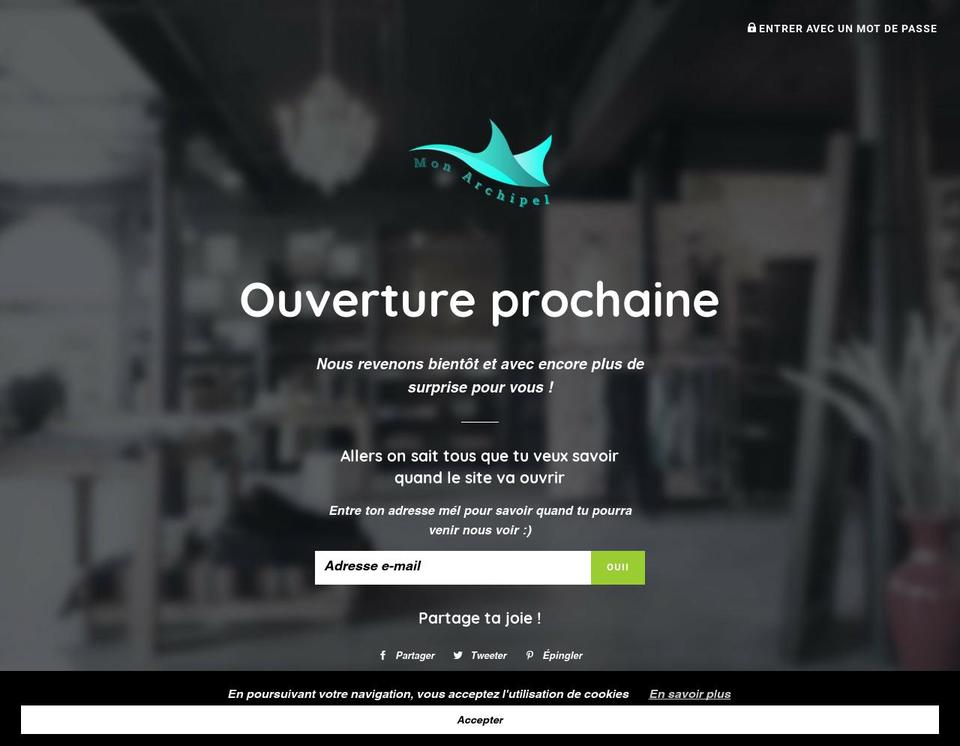 monarchipel.com — Shopify storefront screenshot