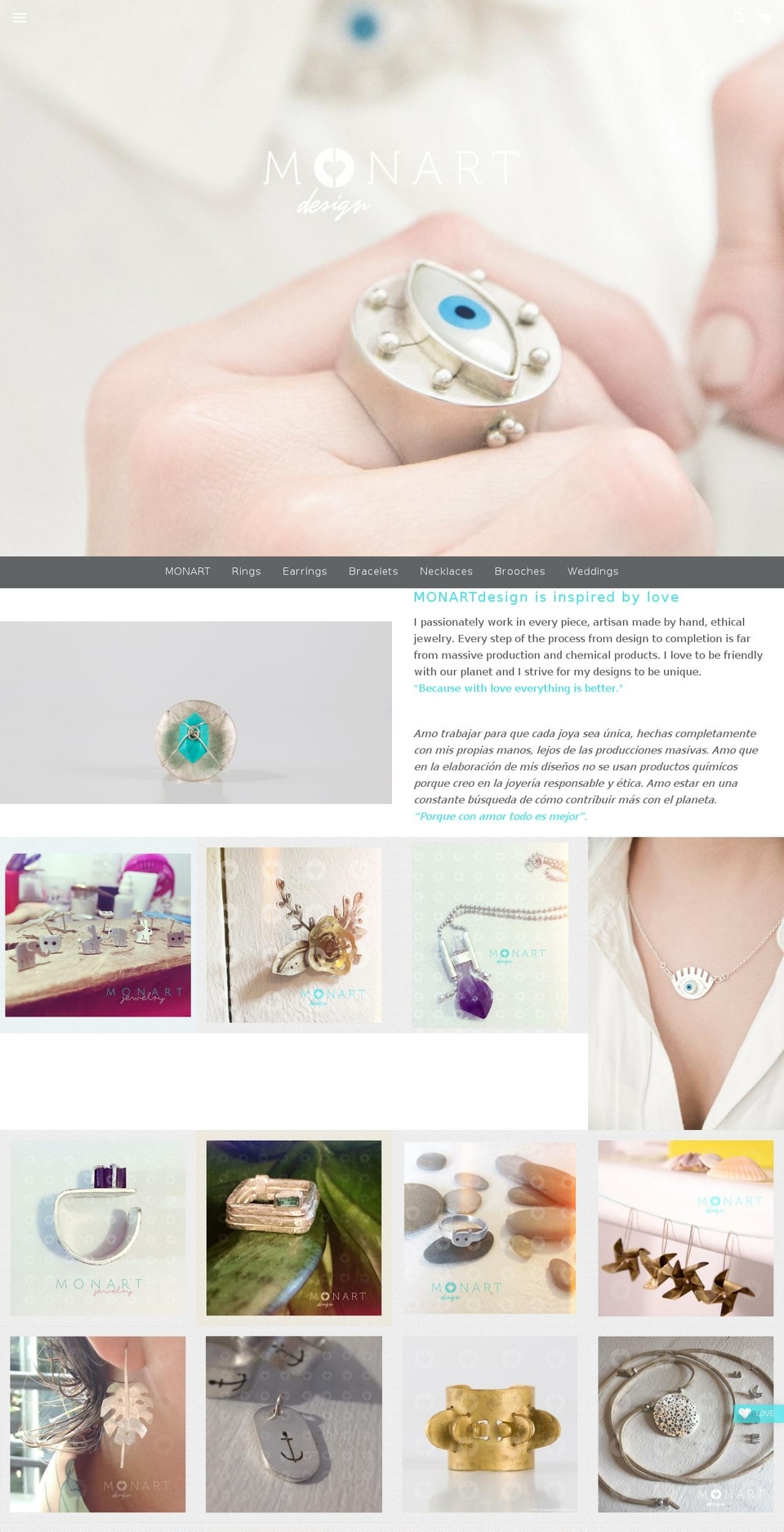 monartshop.com — Shopify storefront screenshot