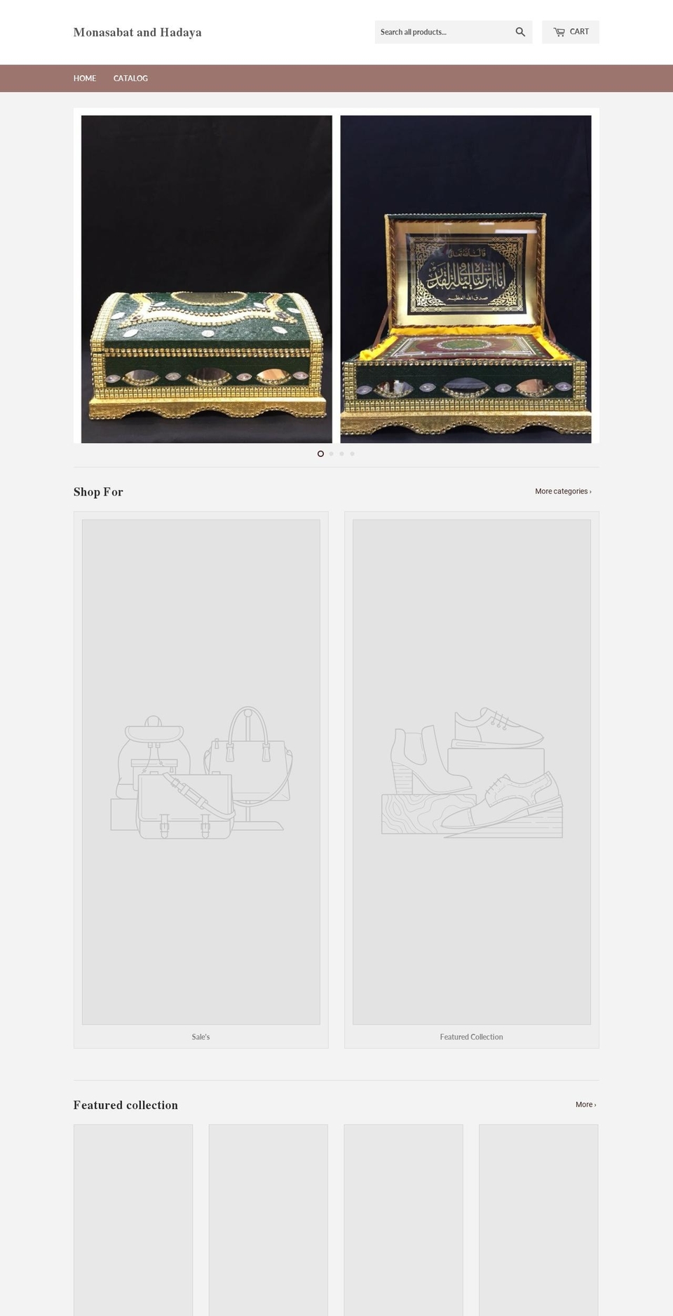monasabatusa.com — Shopify storefront screenshot