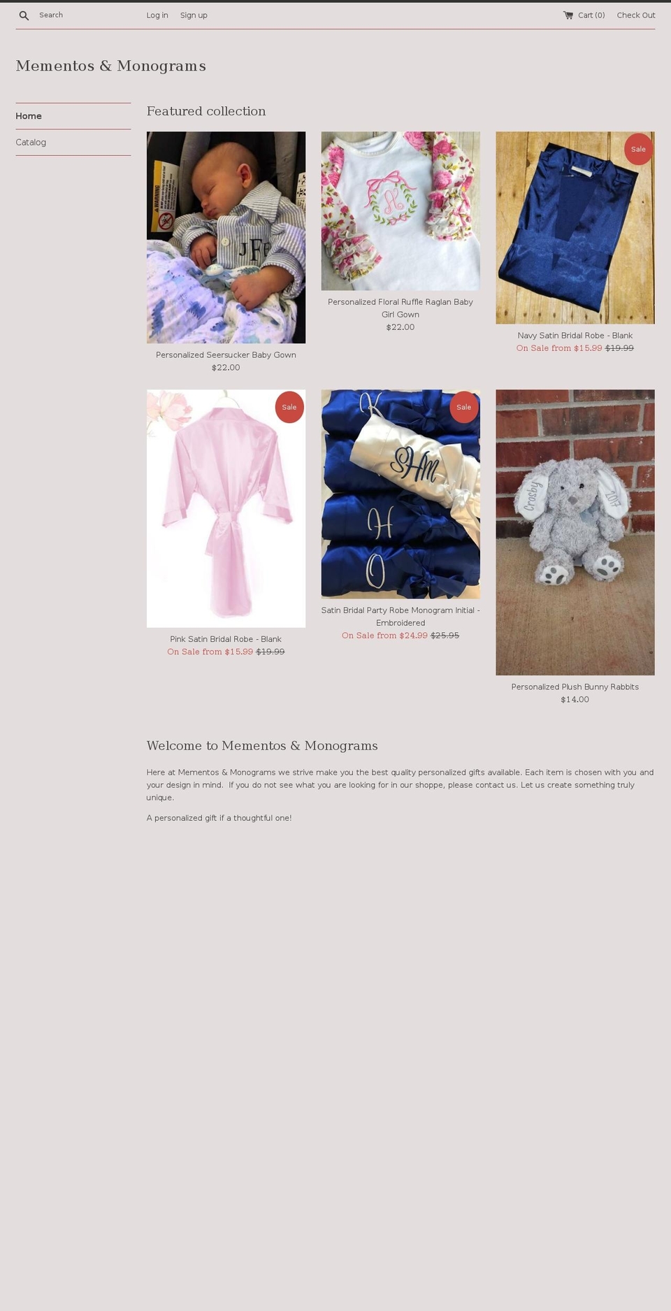 monasembroidery.com — Shopify storefront screenshot