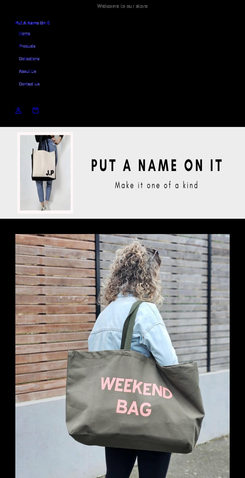 monatandbag.co.uk shopify website screenshot