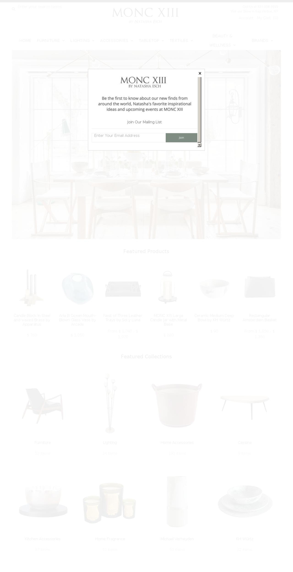 monc15.com shopify website screenshot