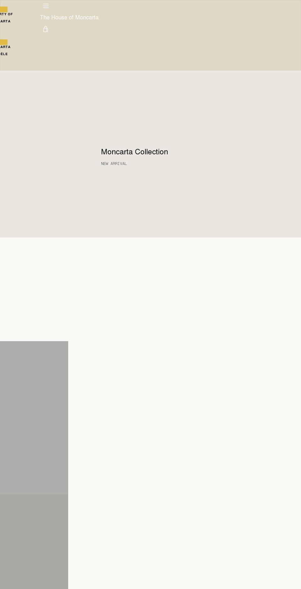 moncarta.com shopify website screenshot