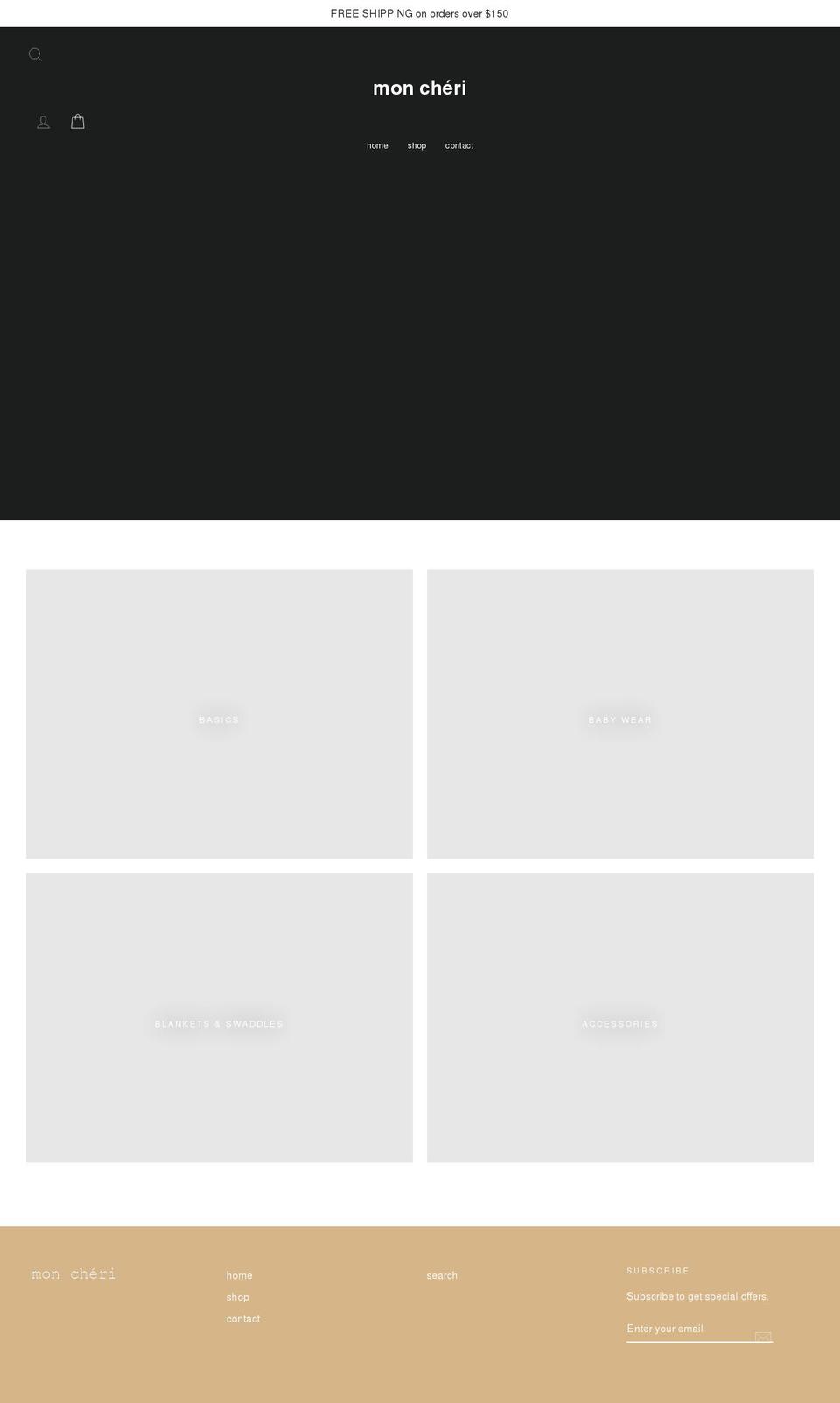 Updated twaqlcouk Shopify theme site example moncheribebe.com