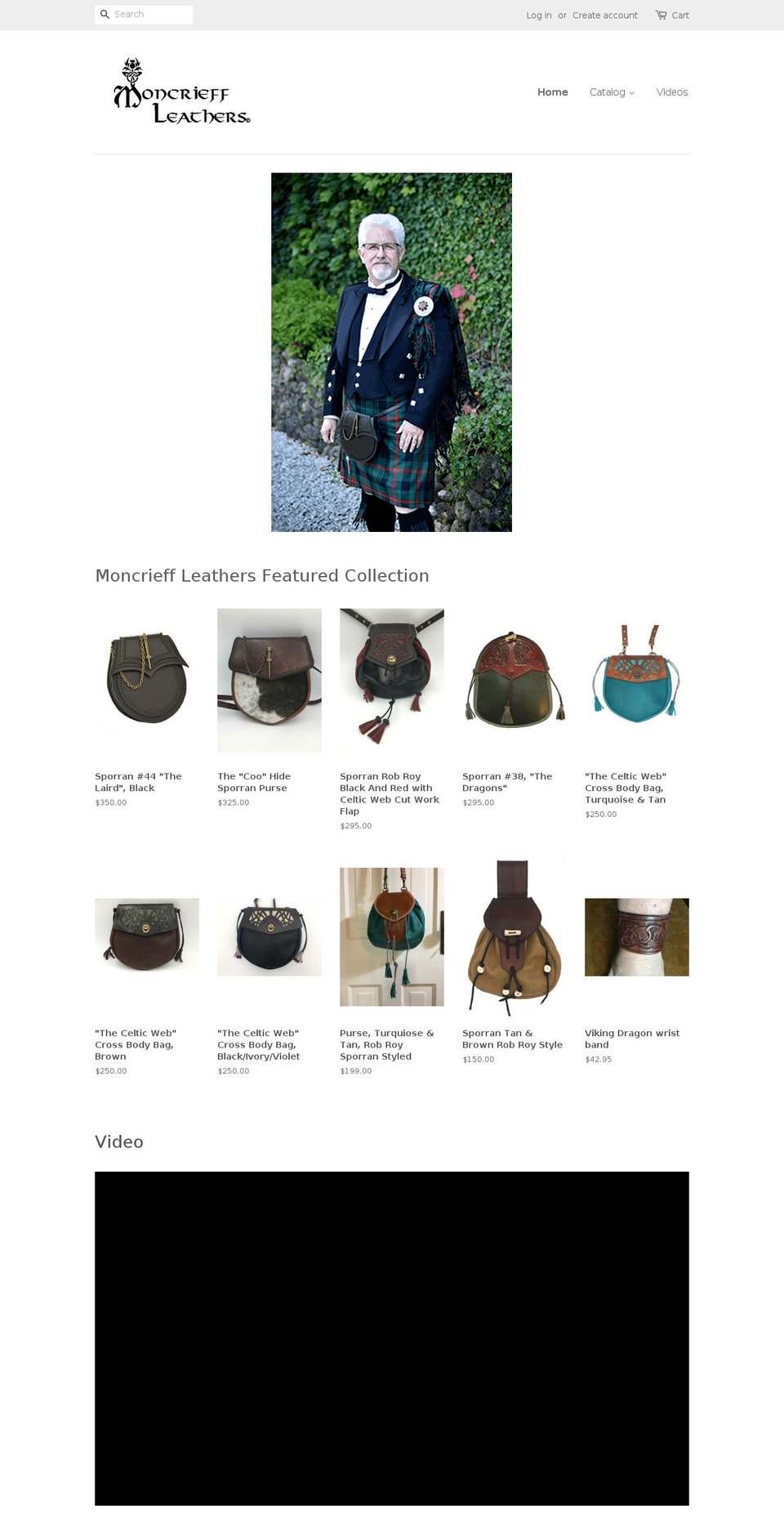 moncrieffleathers.com — Shopify store on .com