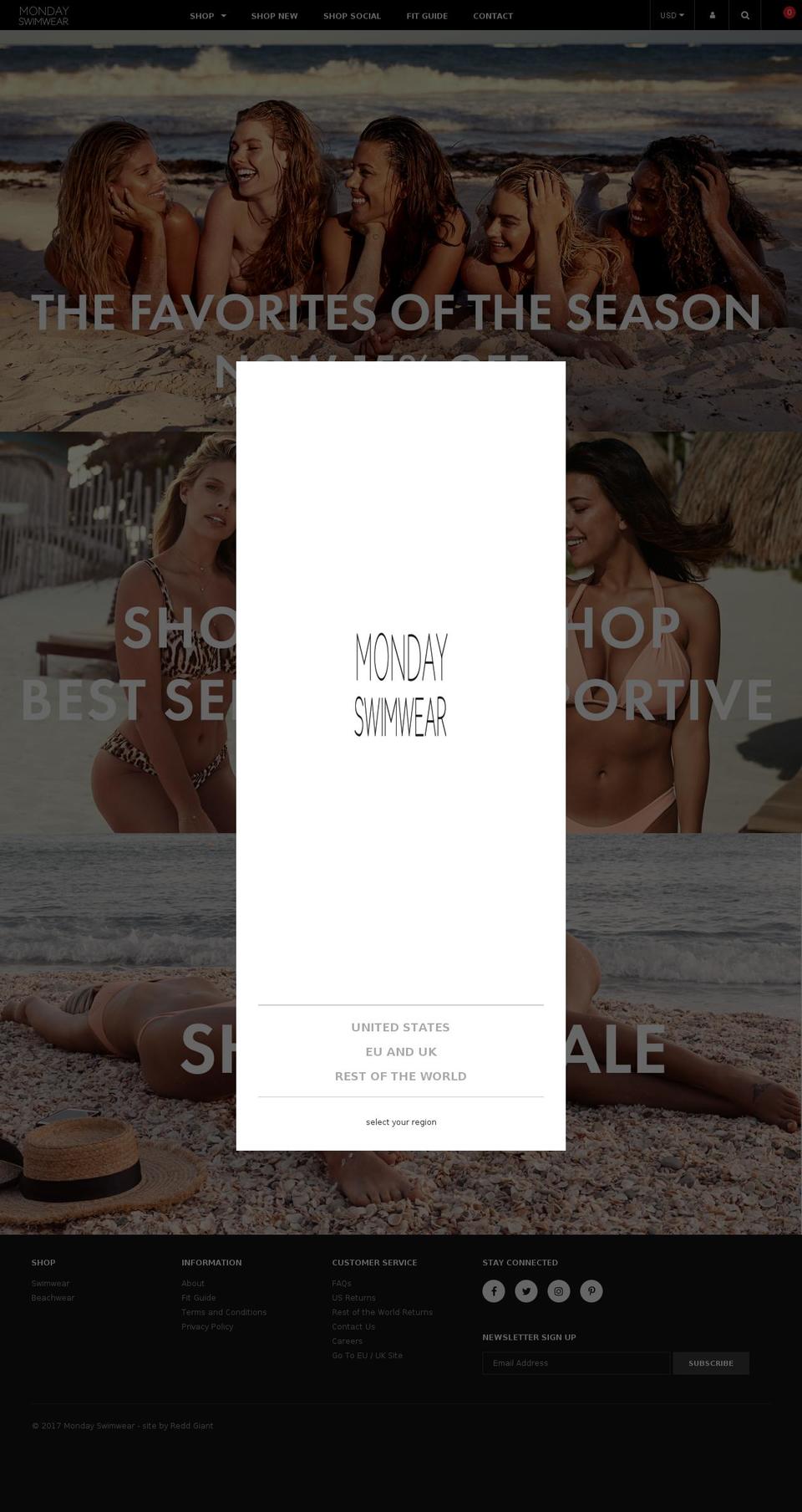 mondayswim.us shopify website screenshot