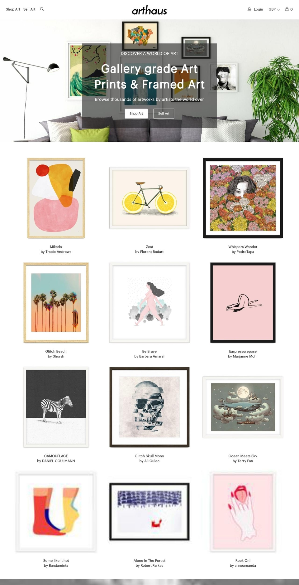 mondemosaic.com — Shopify storefront screenshot