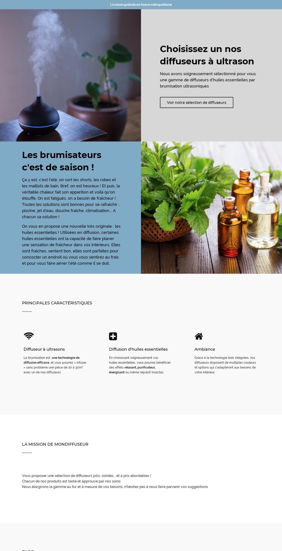 mondiffuseur.fr shopify website screenshot