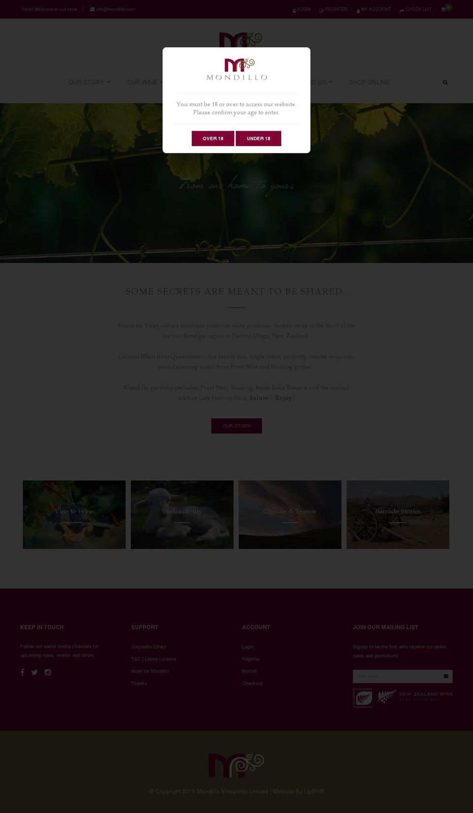 Mondillo 1.1 Shopify theme site example mondillo.co.nz